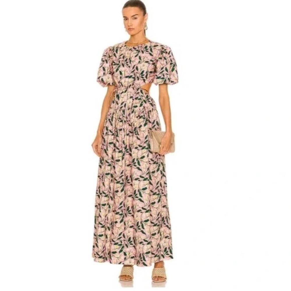 Agua by Agua Bendita Guaguanco Dos Gradenias Rosa Maxi Dress
